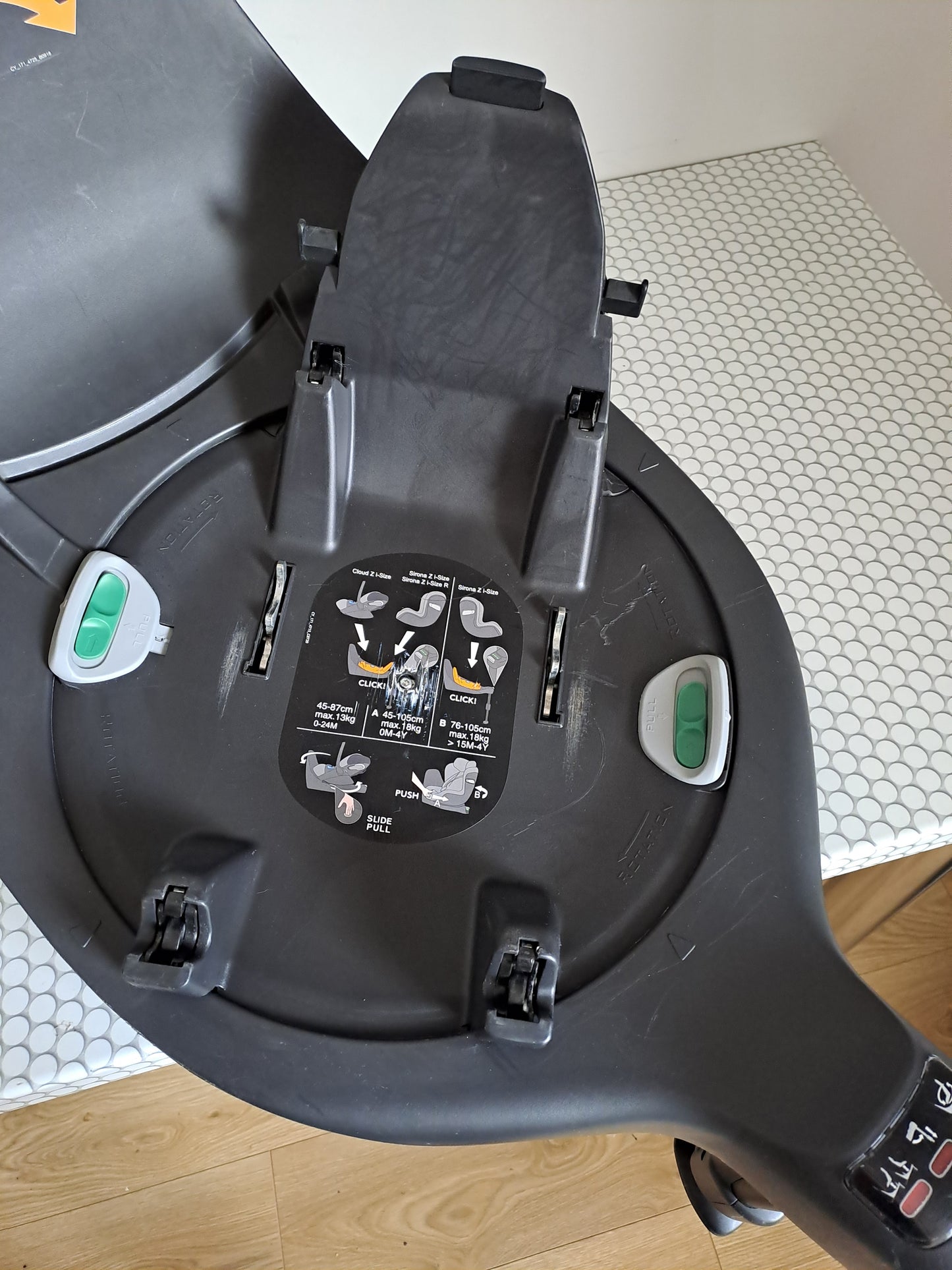 Sirona Z2 i-Size 0-18kg. su Cybex Base Z baze
