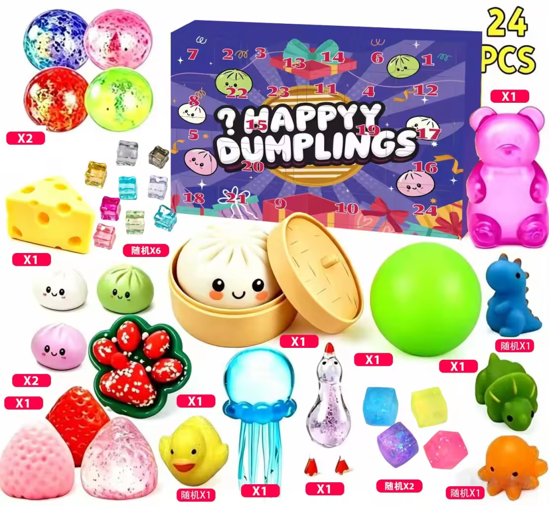Squishy advento kalendorius – IŠANKSTINIS UŽSAKYMAS