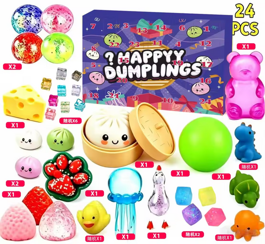 Squishy advento kalendorius – IŠANKSTINIS UŽSAKYMAS