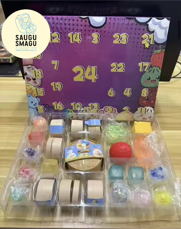 Squishy advento kalendorius – IŠANKSTINIS UŽSAKYMAS