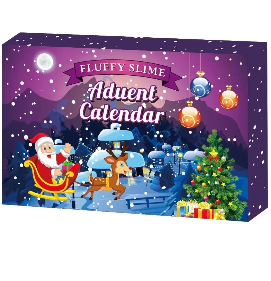 Fluffy slime advento kalendorius – IŠANKSTINIS UŽSAKYMAS 🎁